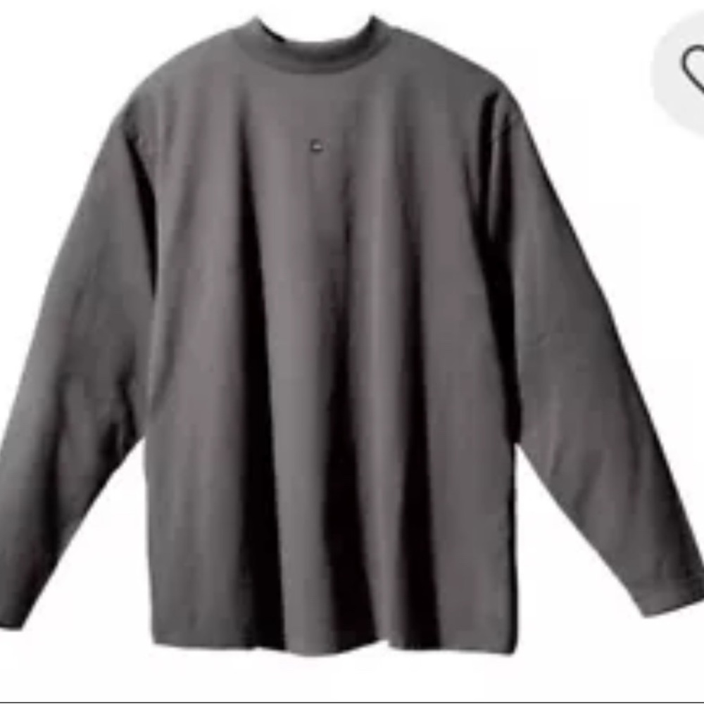 Yeezy Gap Engineered by Balenciaga Dove Cropped Tee Men’s Size XXL Gray